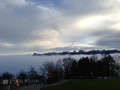 Nebelmeer mit Voralpen